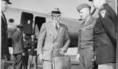 John J. McCloy served as Assistant Secretary of Warfrom 1941 to 1945. Here, he arrives in Berlin for the 1945 Potsdam Conference.