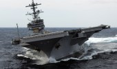 The author applauds the QDR for underlining the risks of sequestration, which could cost the Navy an aircraft carrier. (Navy photo)